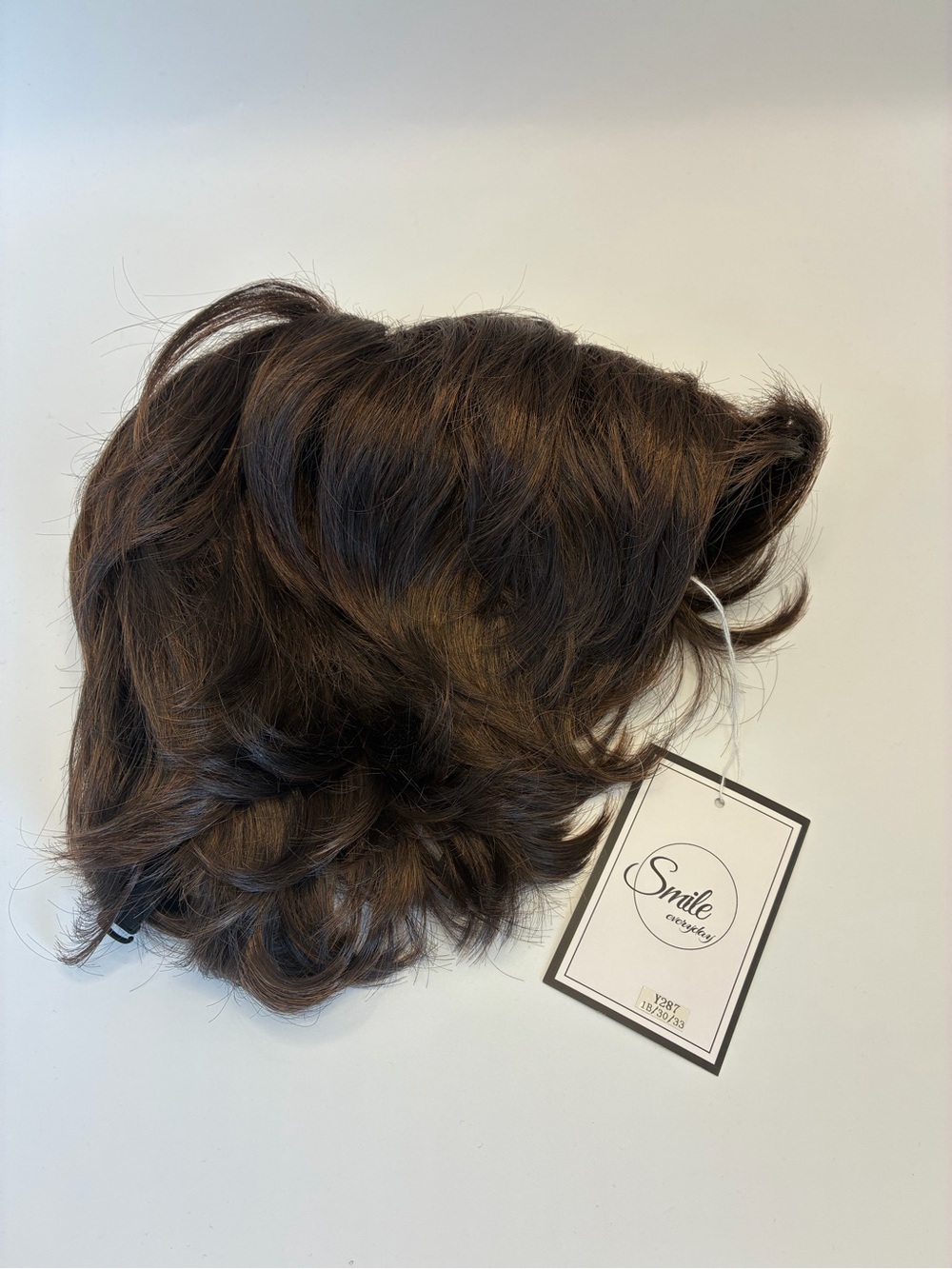Smile Everyday Y287 Short Layered Wig, Mix Dark Brown Auburn 1B/30/33 New